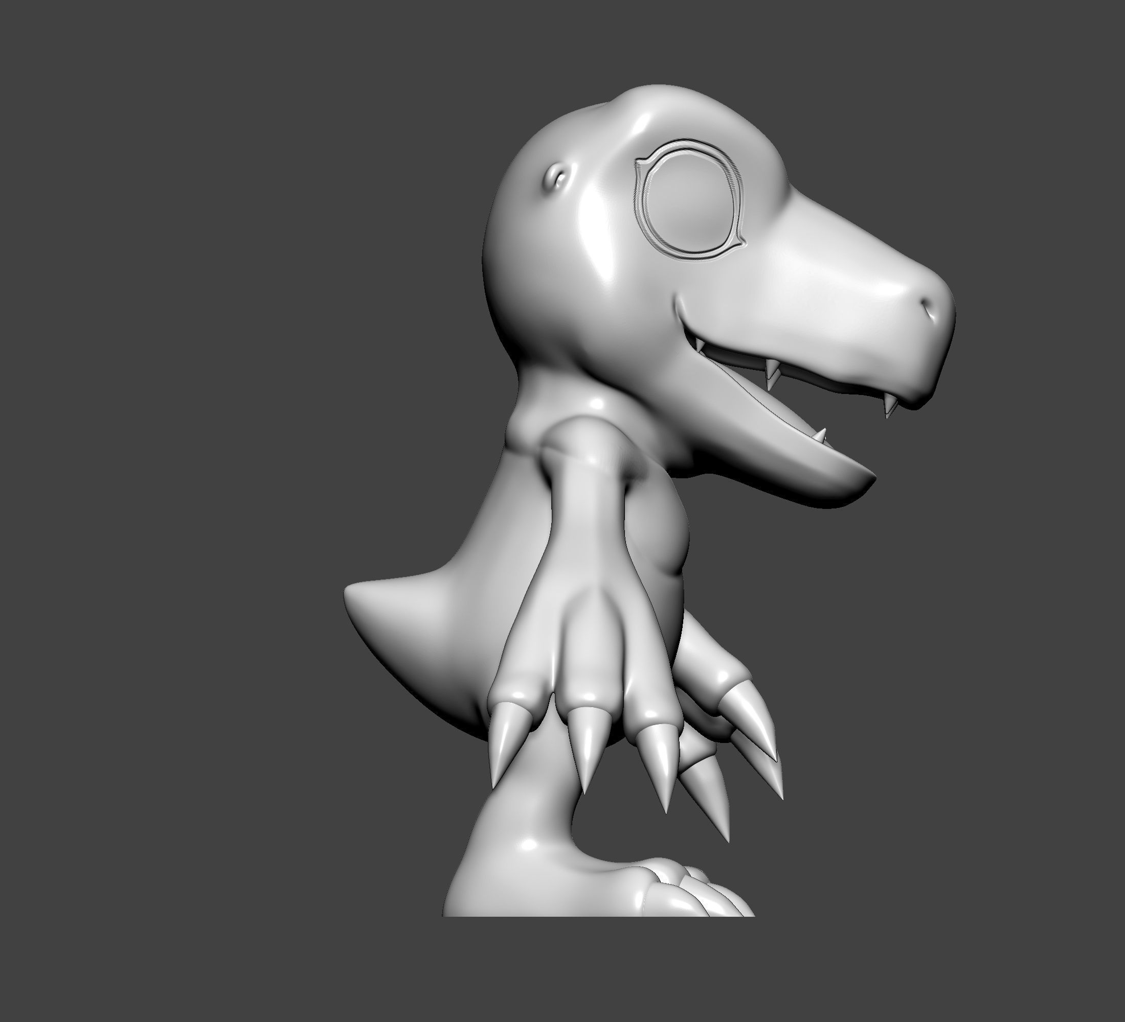 Digimon - Agumon 3D print model_7