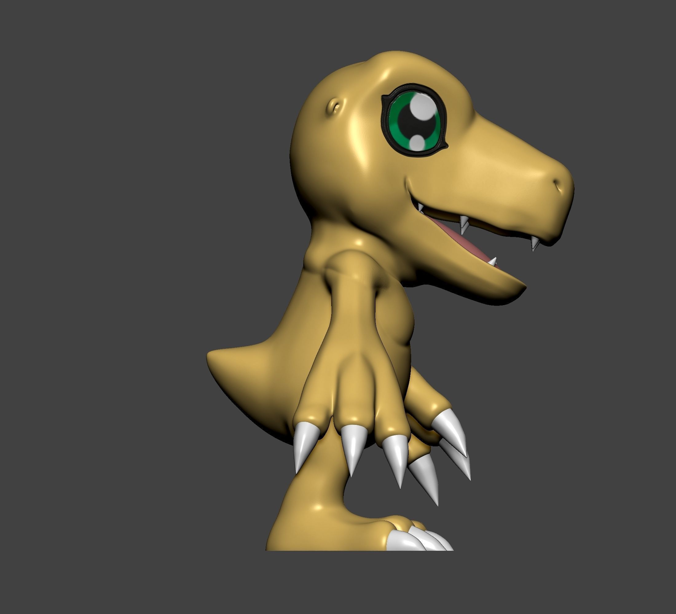 Digimon - Agumon 3D print model_8