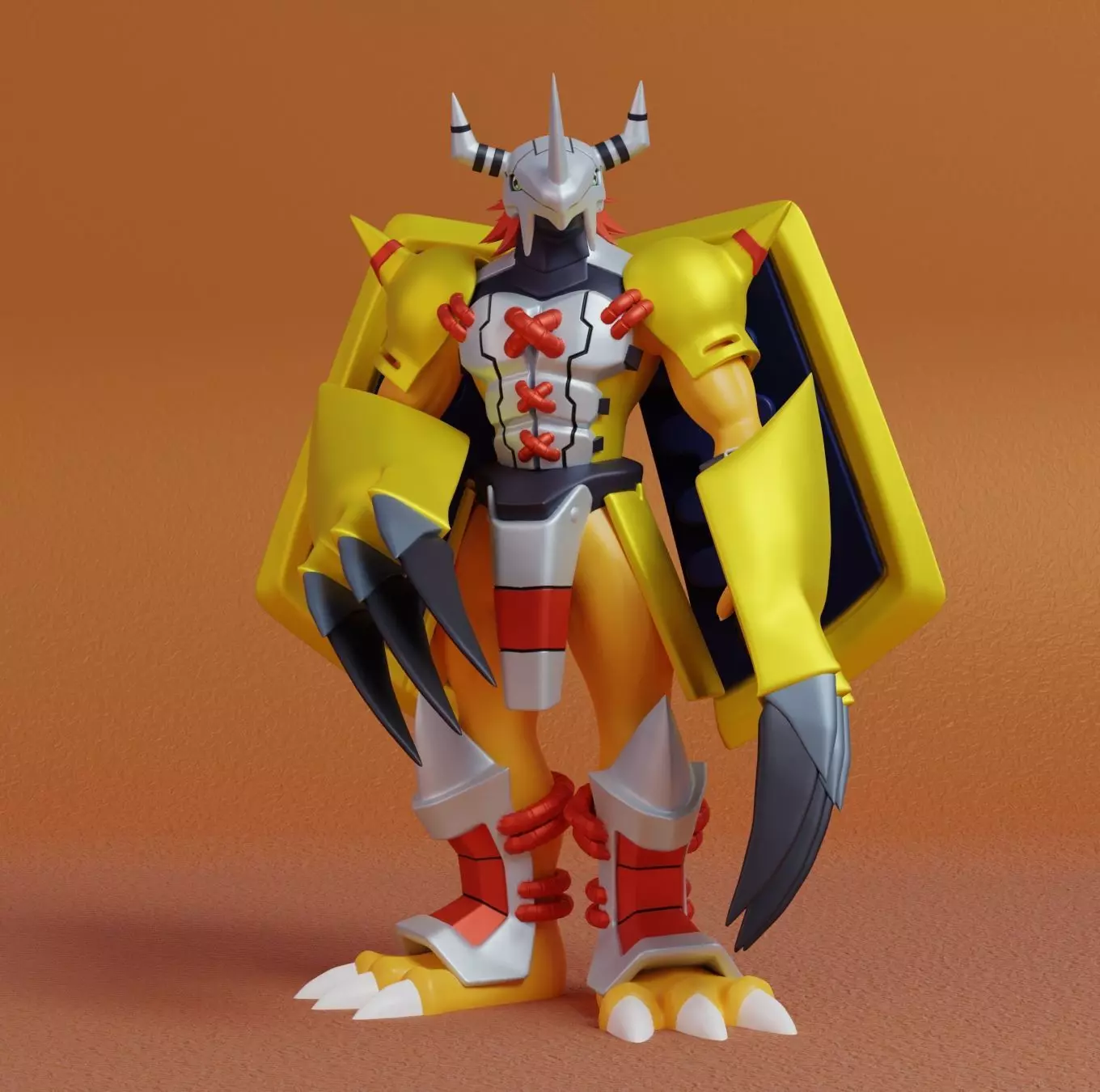 Pokemon - Wargreymon 3D print model_0