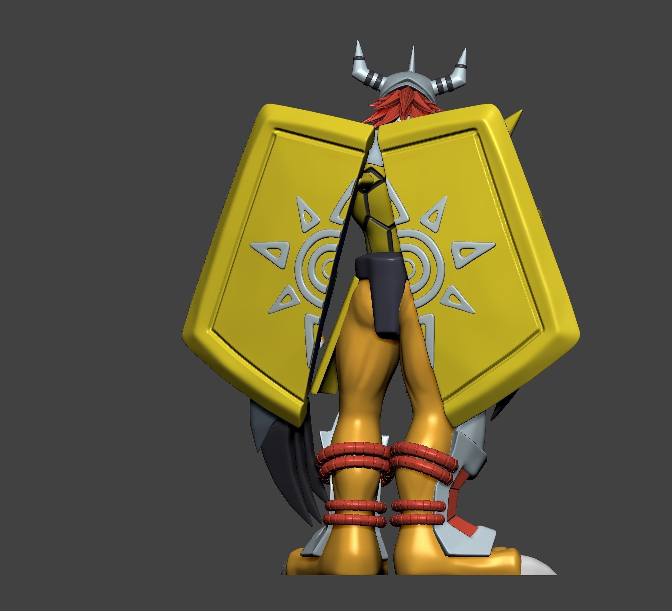 Pokemon - Wargreymon 3D print model_4