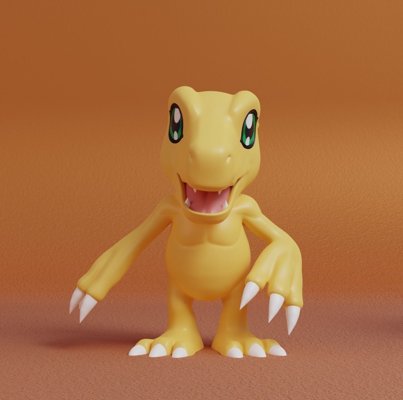 Digimon - Agumon Evolution Line  3D print model_1