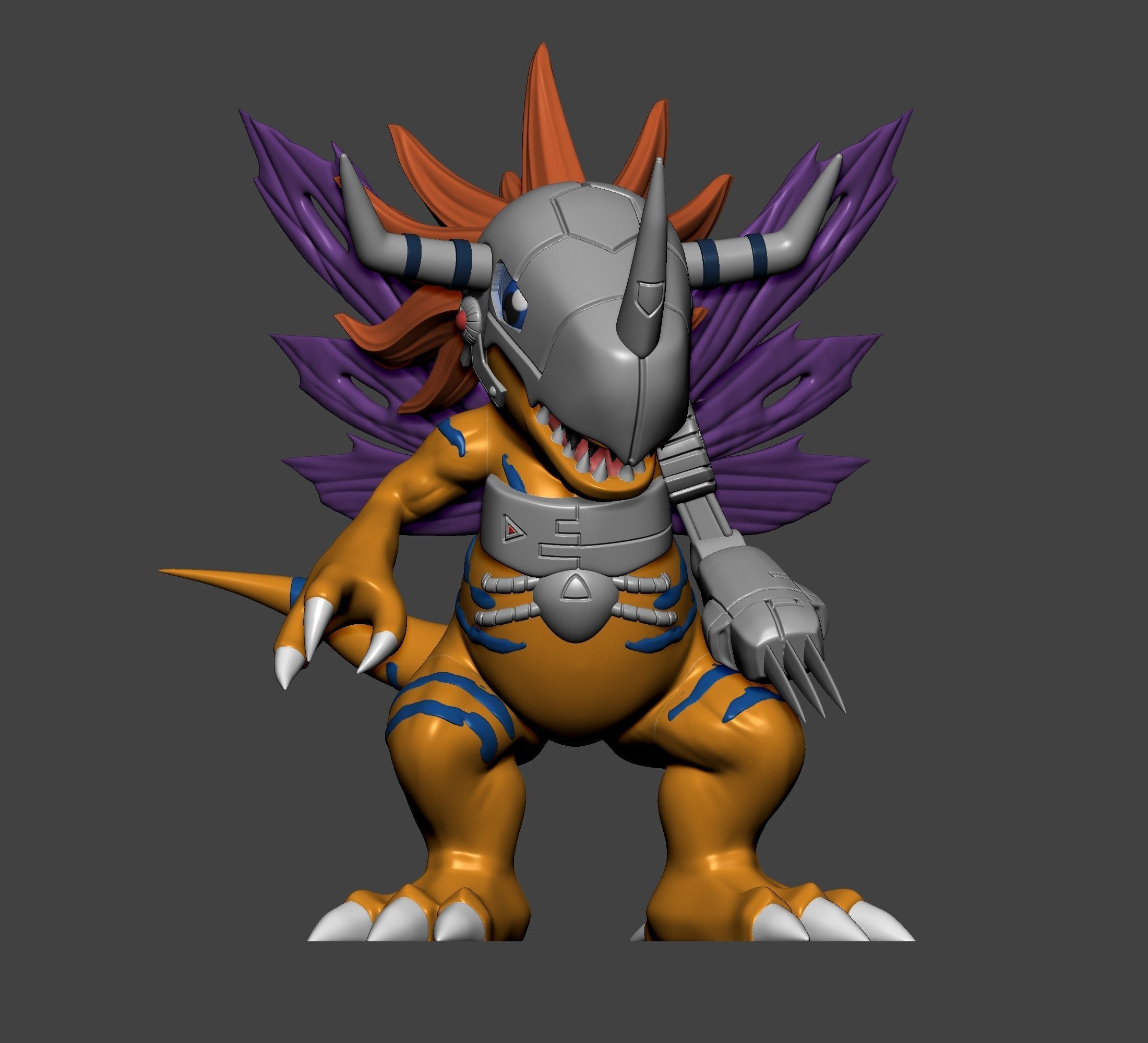 Digimon - Agumon Evolution Line  3D print model_22