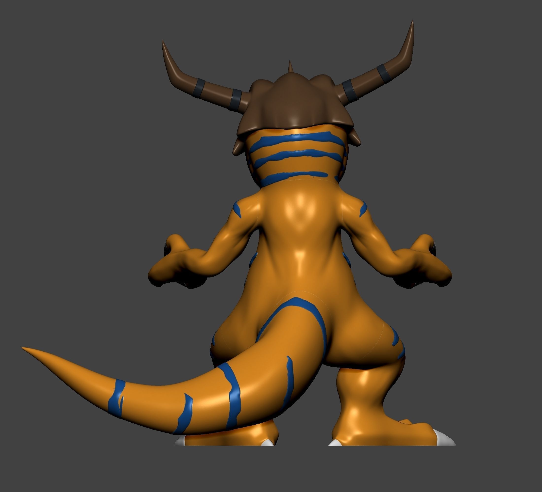 Digimon - Agumon Evolution Line  3D print model_18