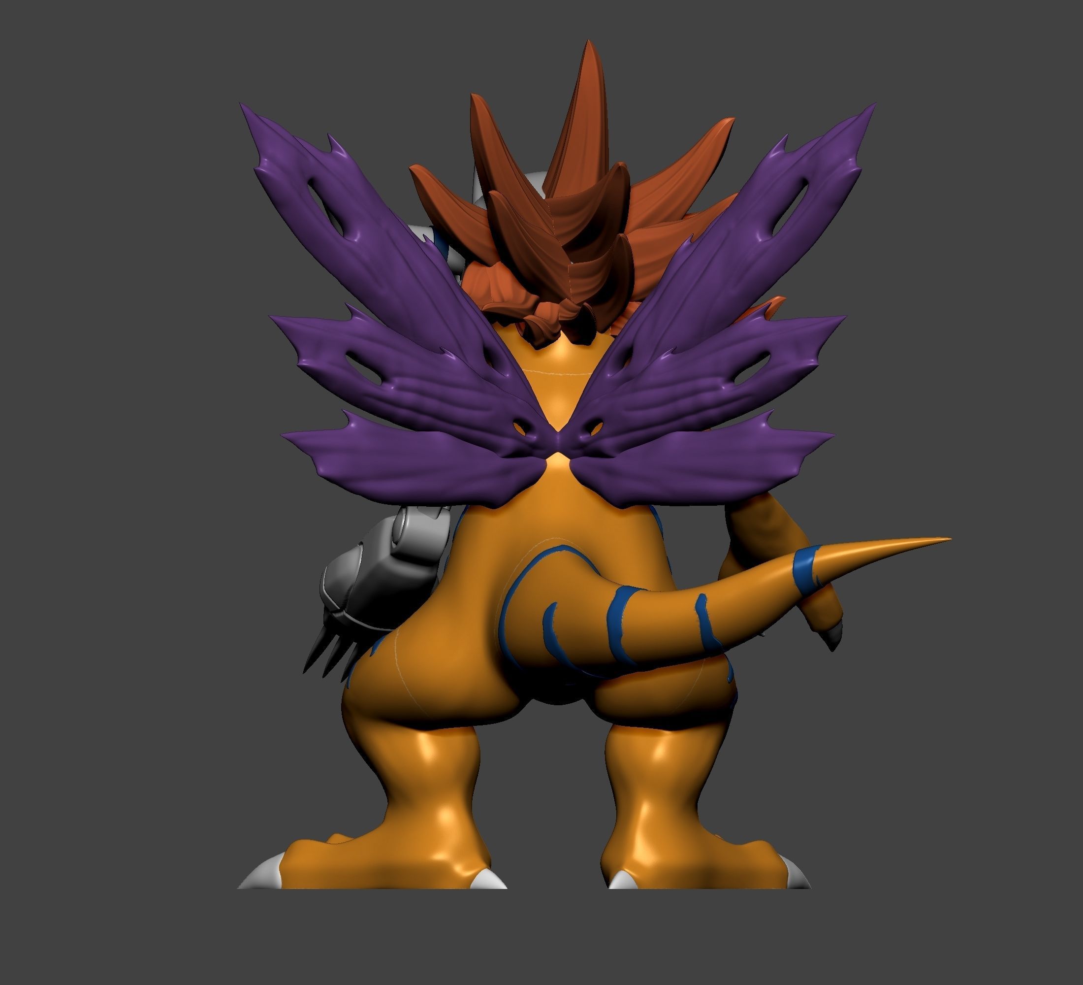 Digimon - Agumon Evolution Line  3D print model_23