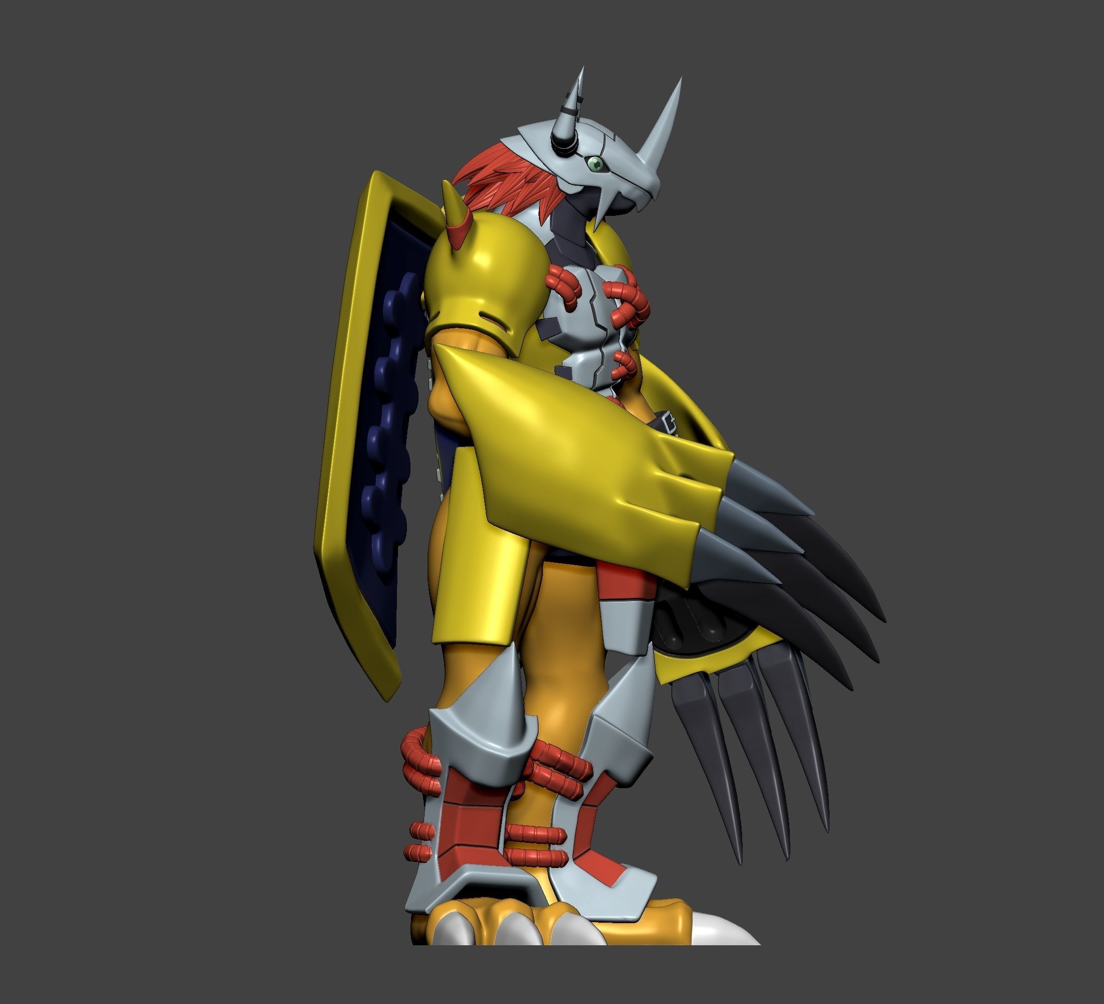 Digimon - Agumon Evolution Line  3D print model_31