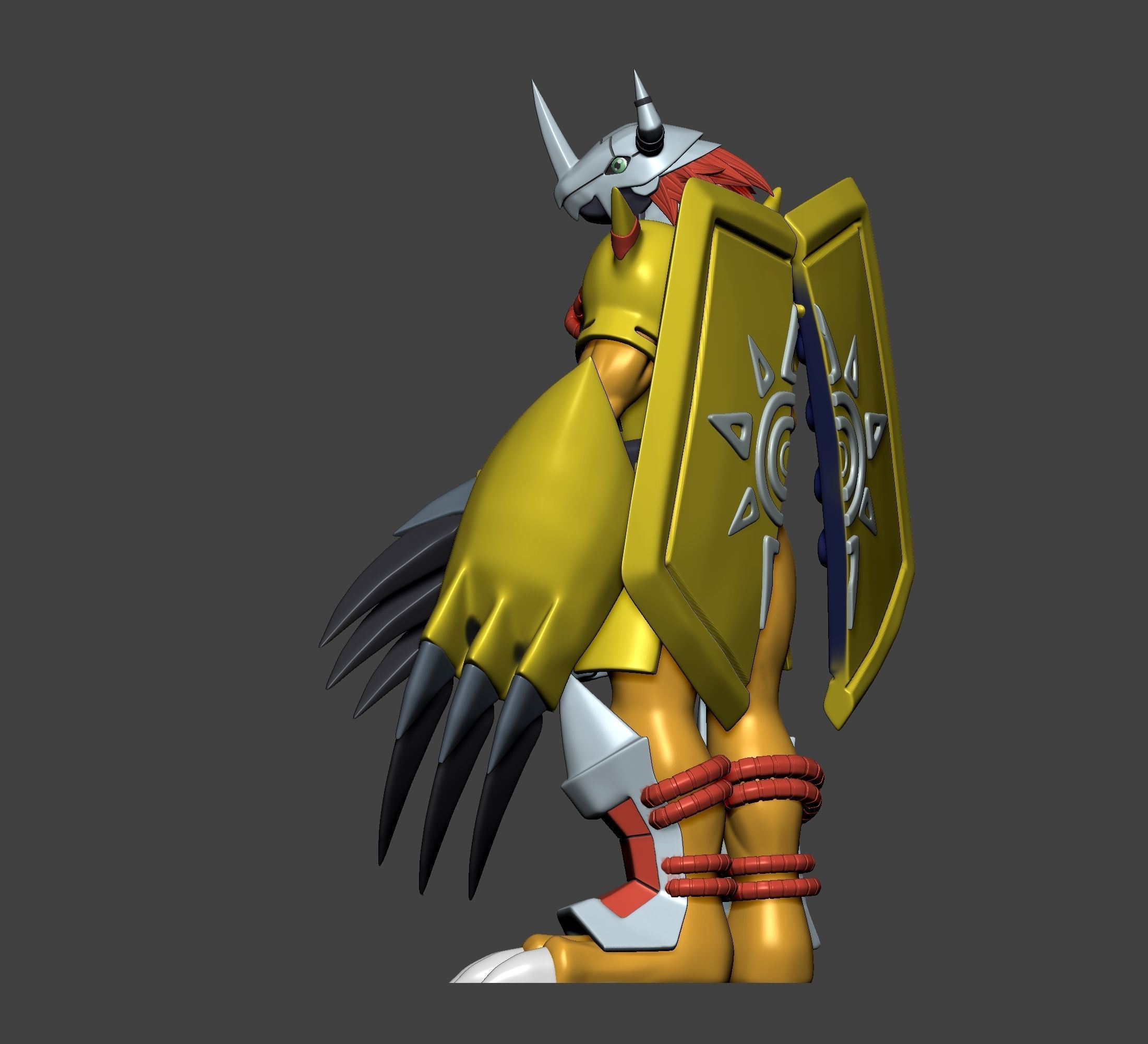 Digimon - Agumon Evolution Line  3D print model_29