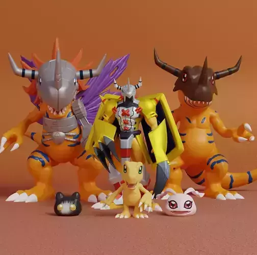 Digimon - Agumon Evolution Line 