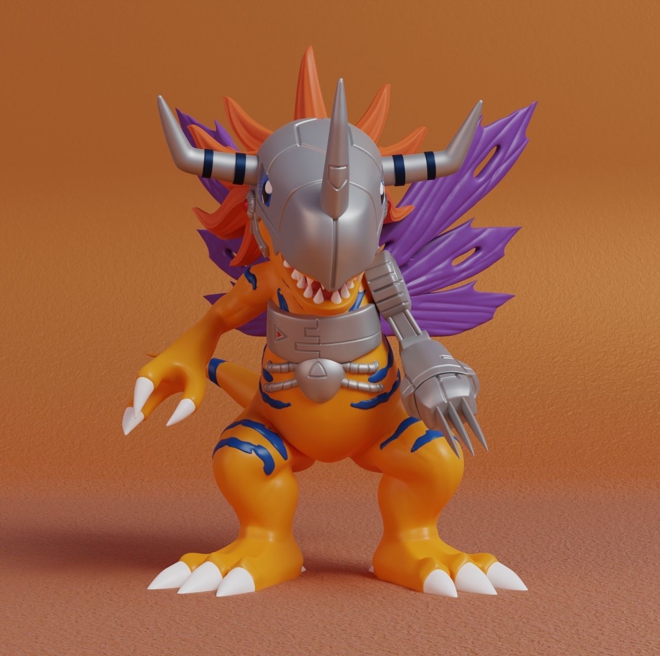 Digimon - Agumon Evolution Line  3D print model_21