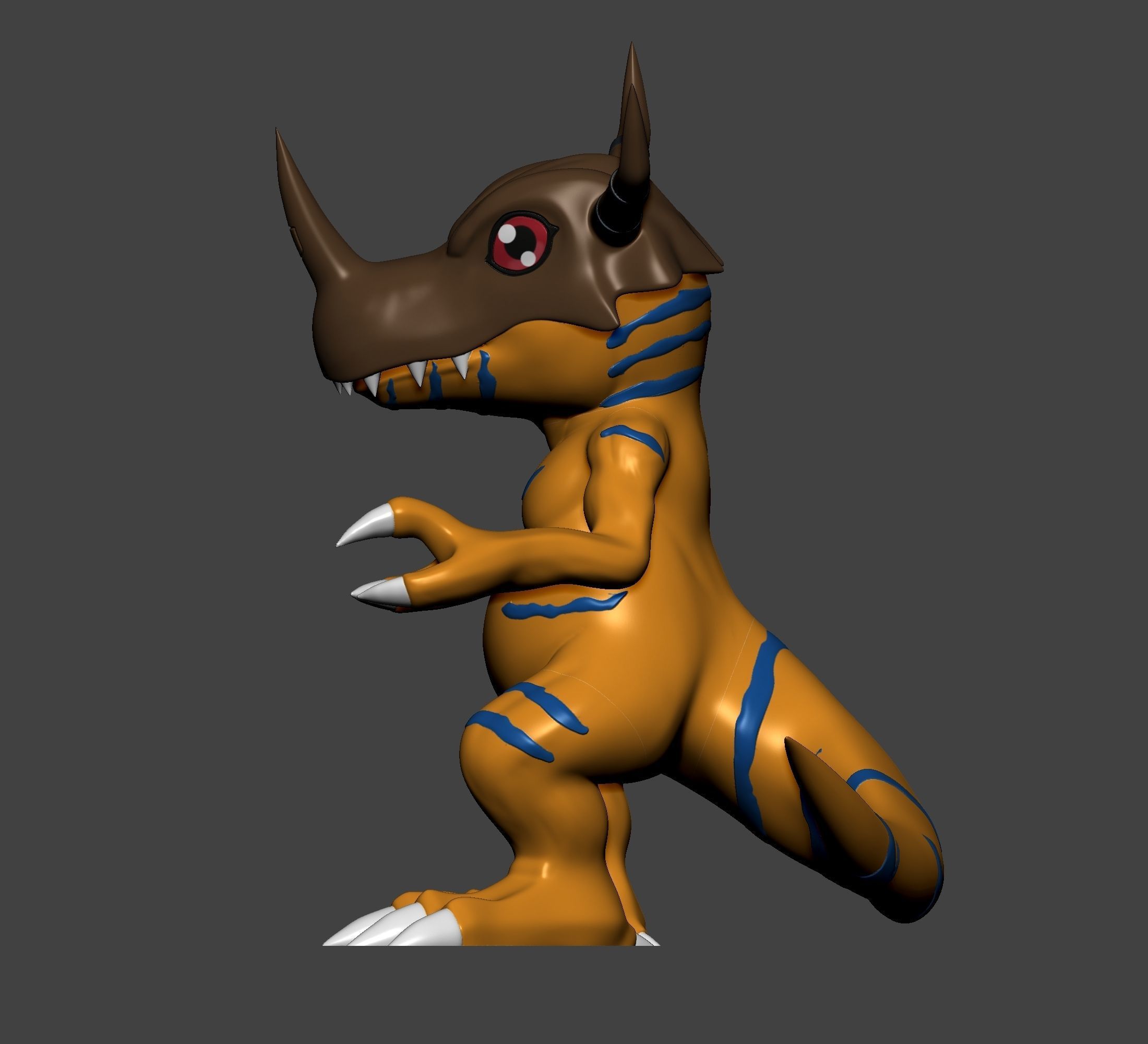 Digimon - Agumon Evolution Line  3D print model_17