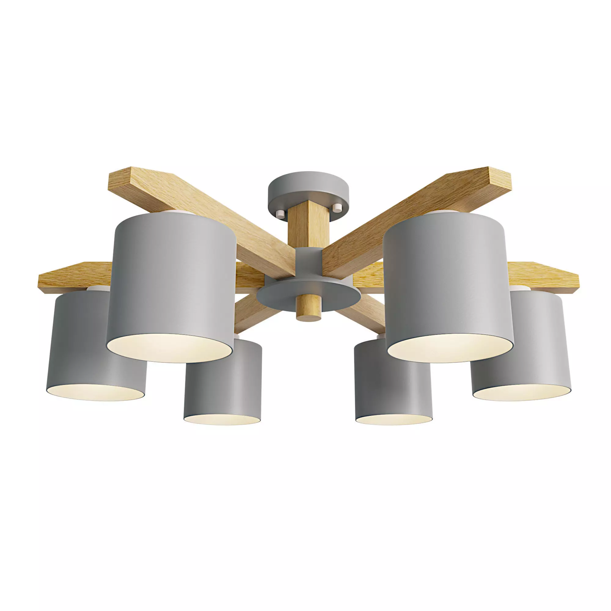Modern chandelier 3D model_0