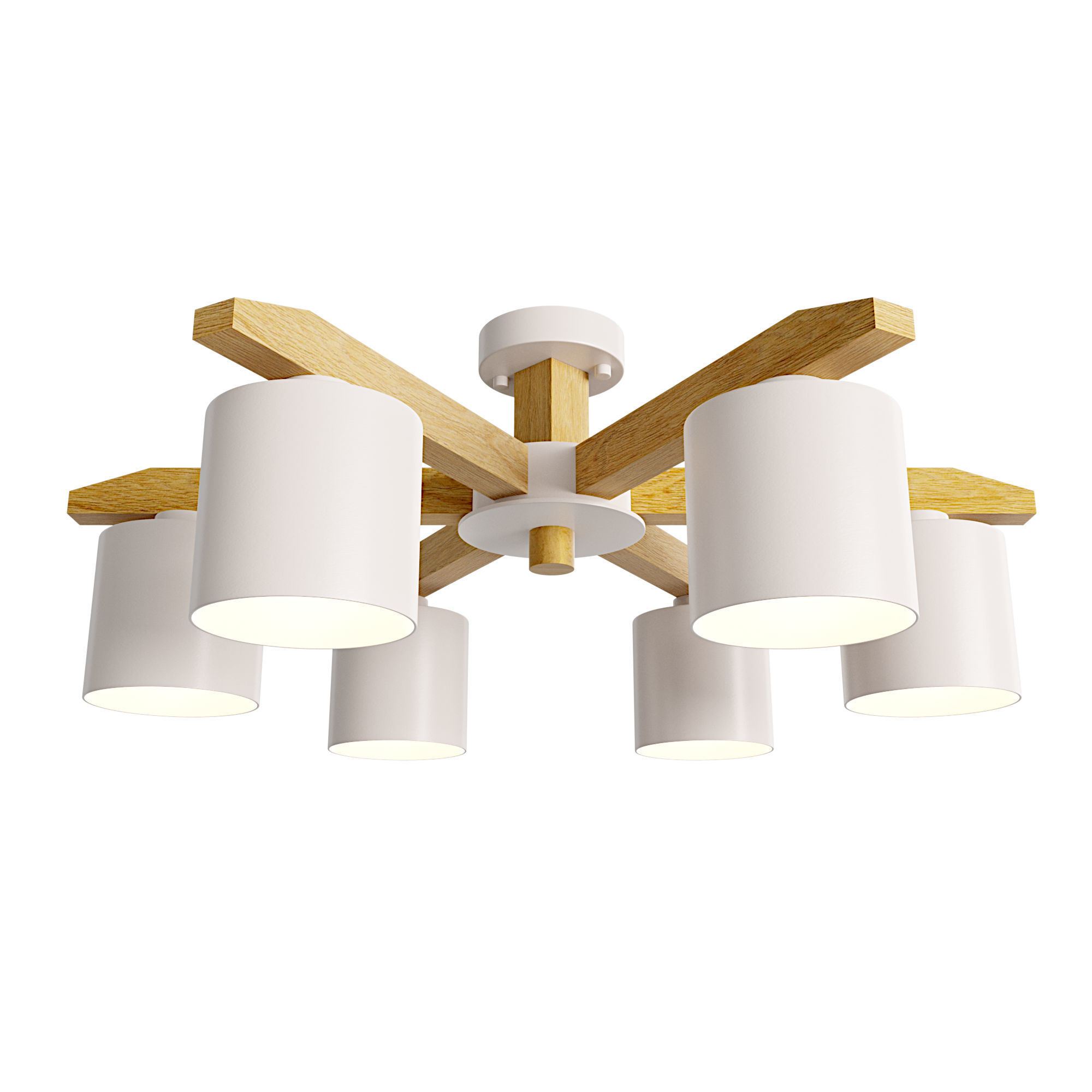 Modern chandelier 3D model_1