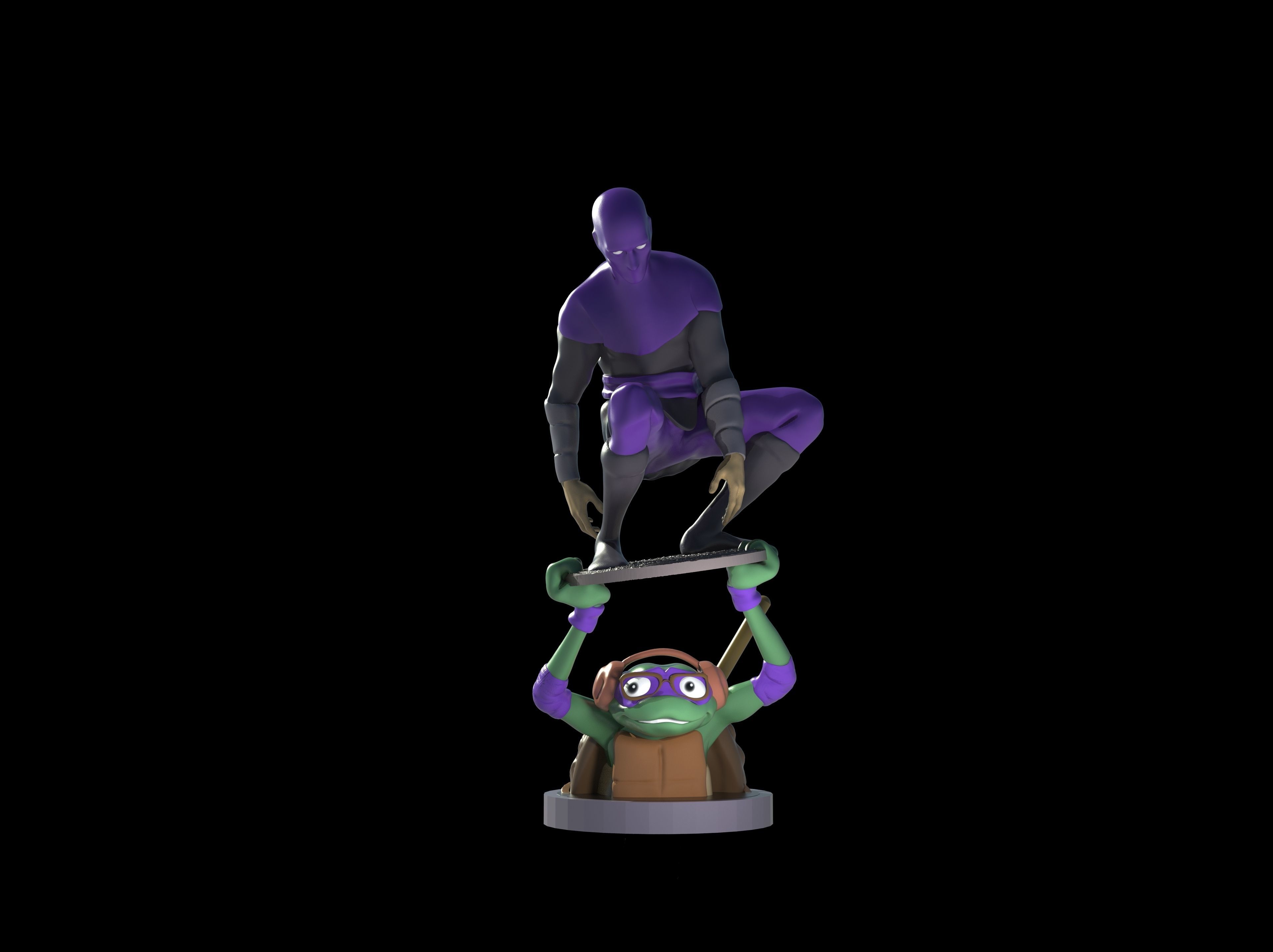 Donatello o Donnie Ninja Turtles 3D print model_1