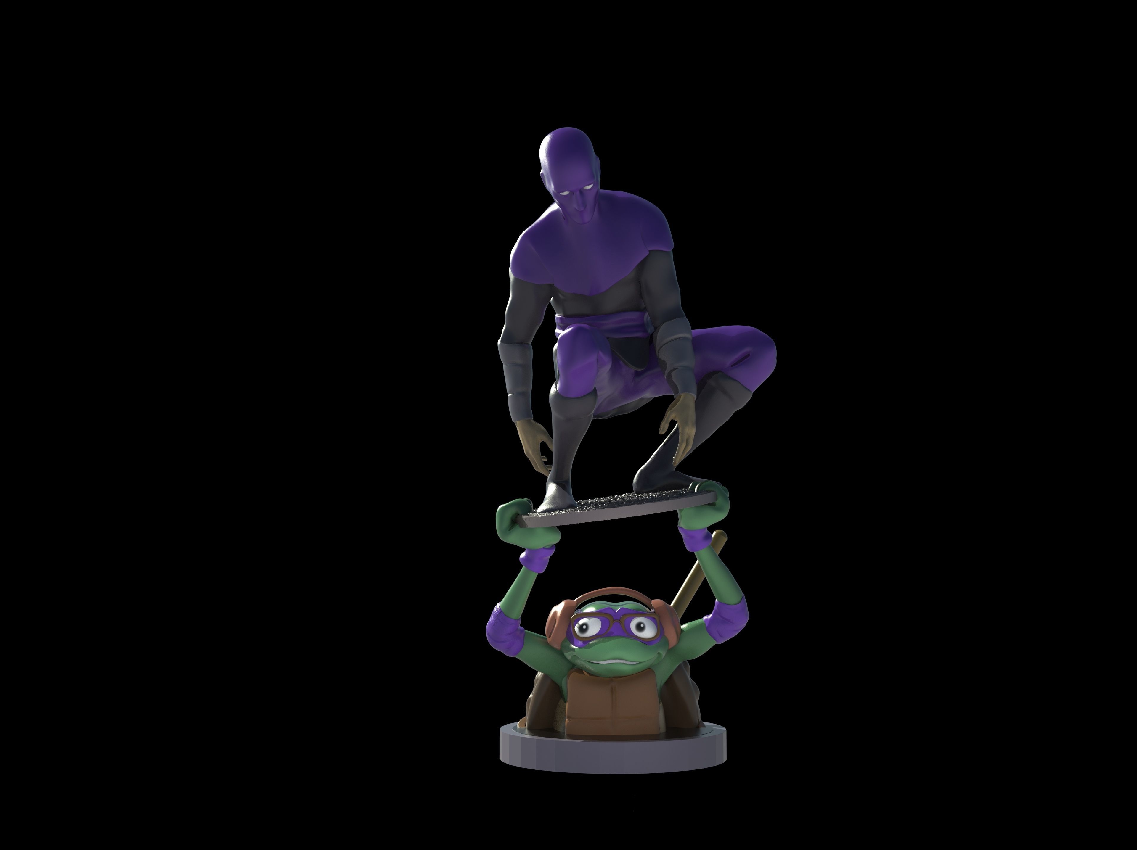 Donatello o Donnie Ninja Turtles 3D print model_3