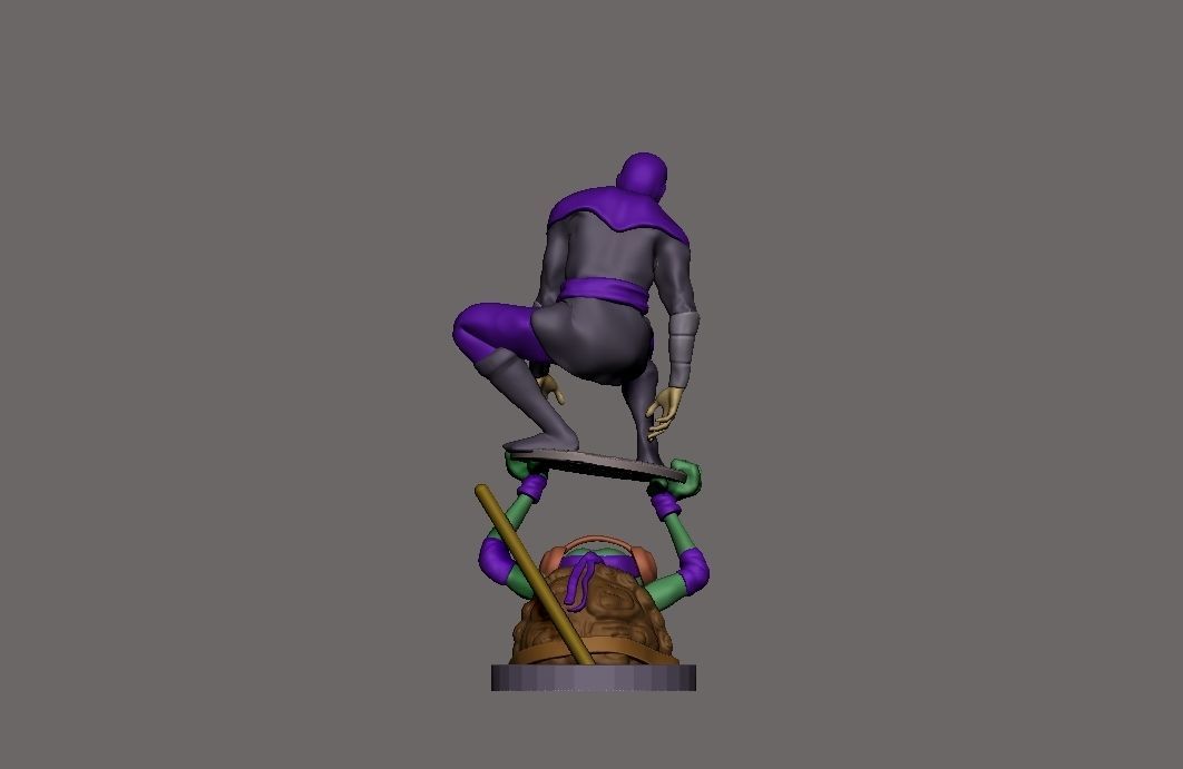 Donatello o Donnie Ninja Turtles 3D print model_15