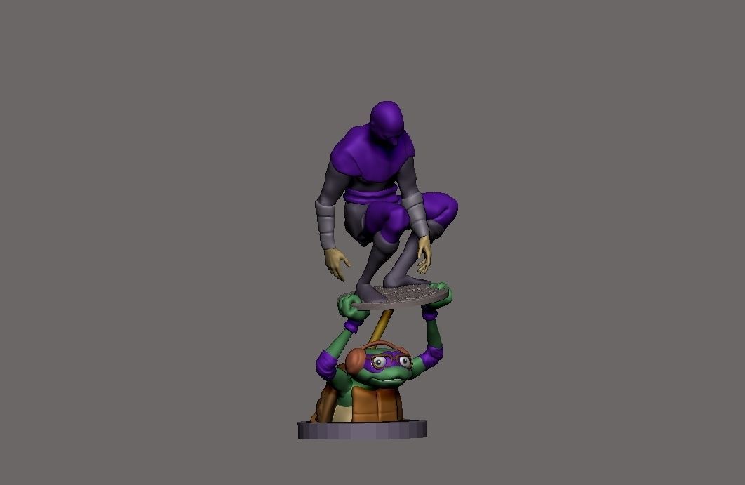 Donatello o Donnie Ninja Turtles 3D print model_12