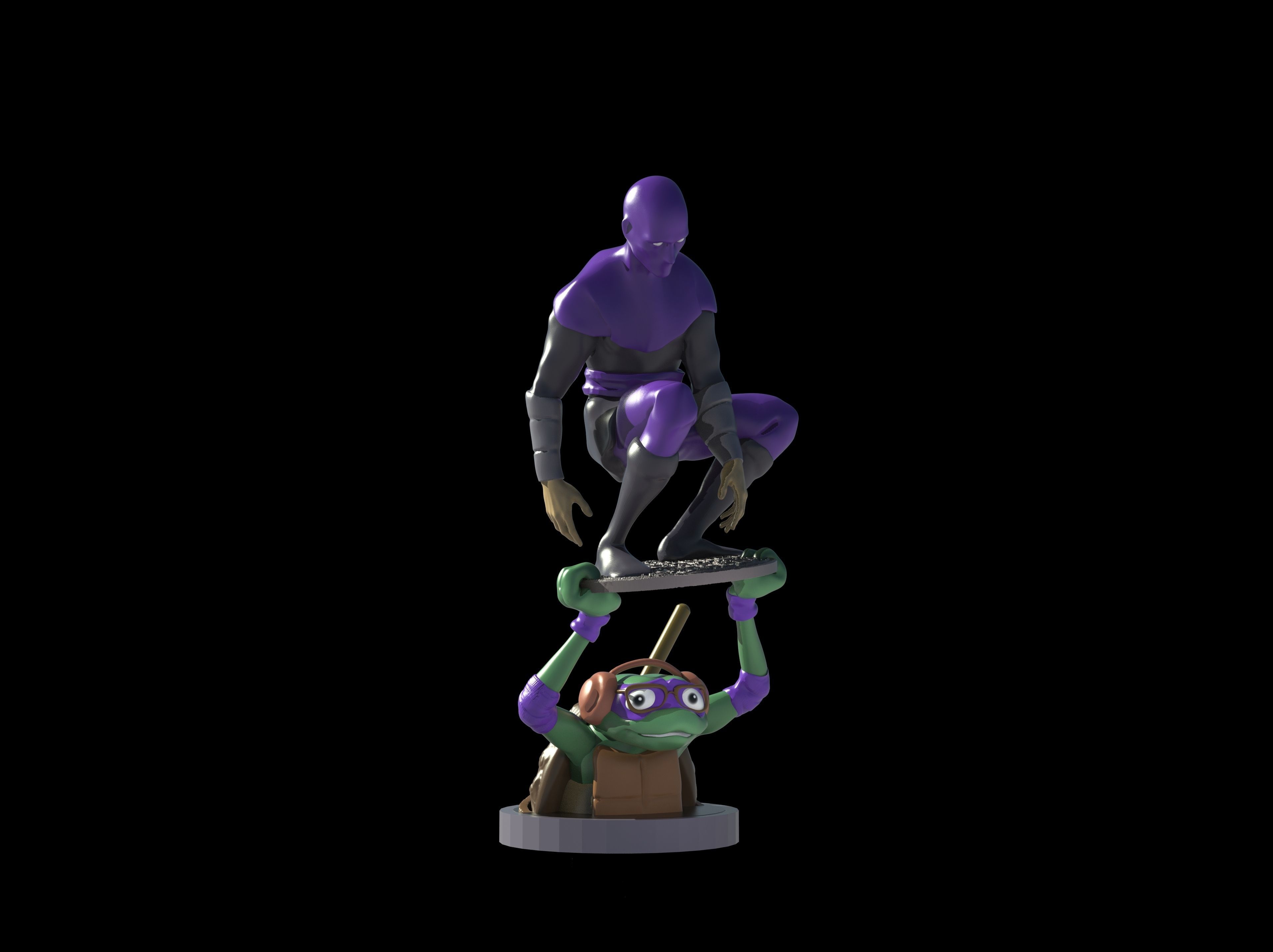 Donatello o Donnie Ninja Turtles 3D print model_4