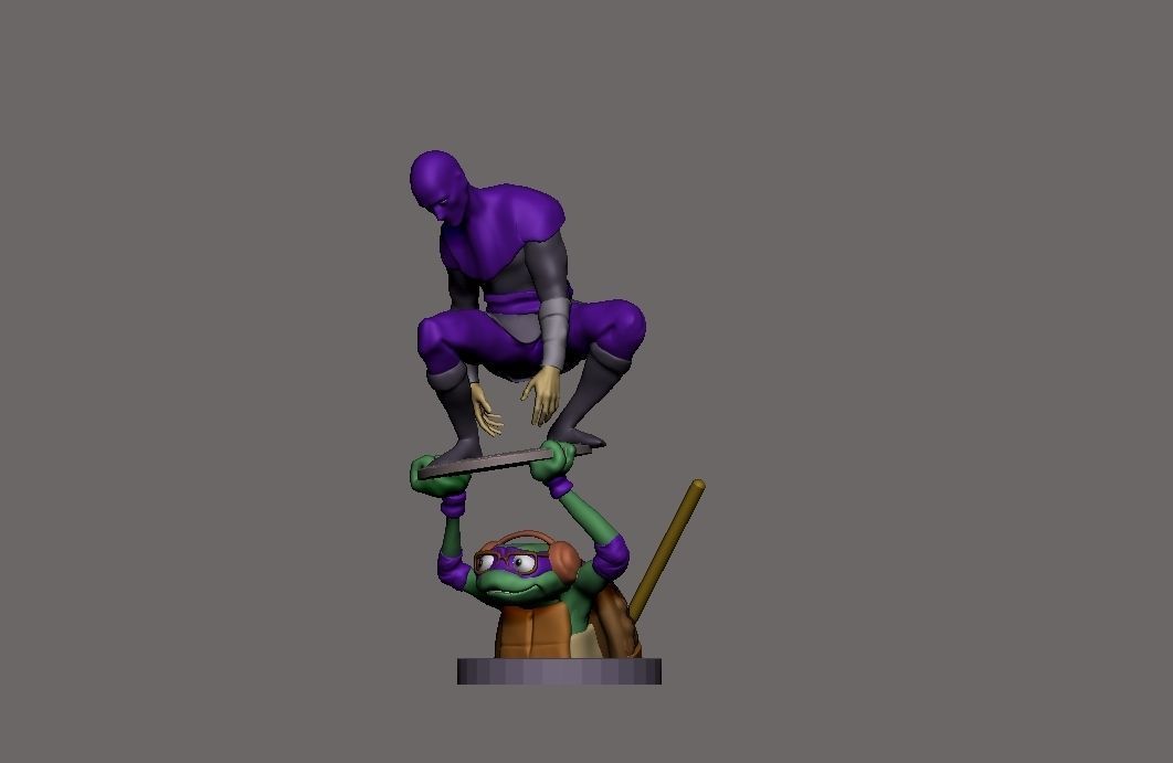 Donatello o Donnie Ninja Turtles 3D print model_18