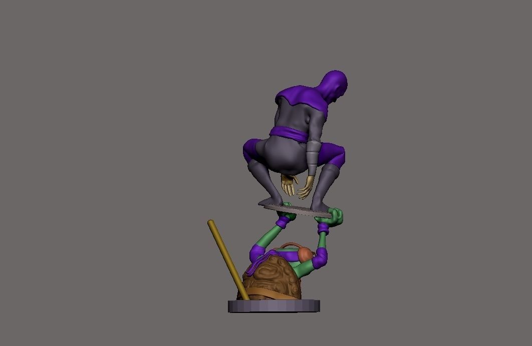 Donatello o Donnie Ninja Turtles 3D print model_14