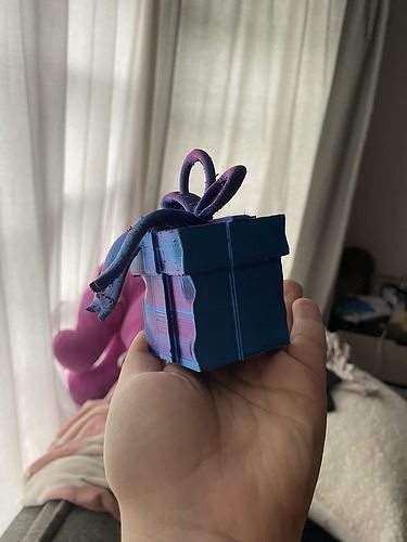 PRESENT BOX TREE ORNAMENT Free 3D print model