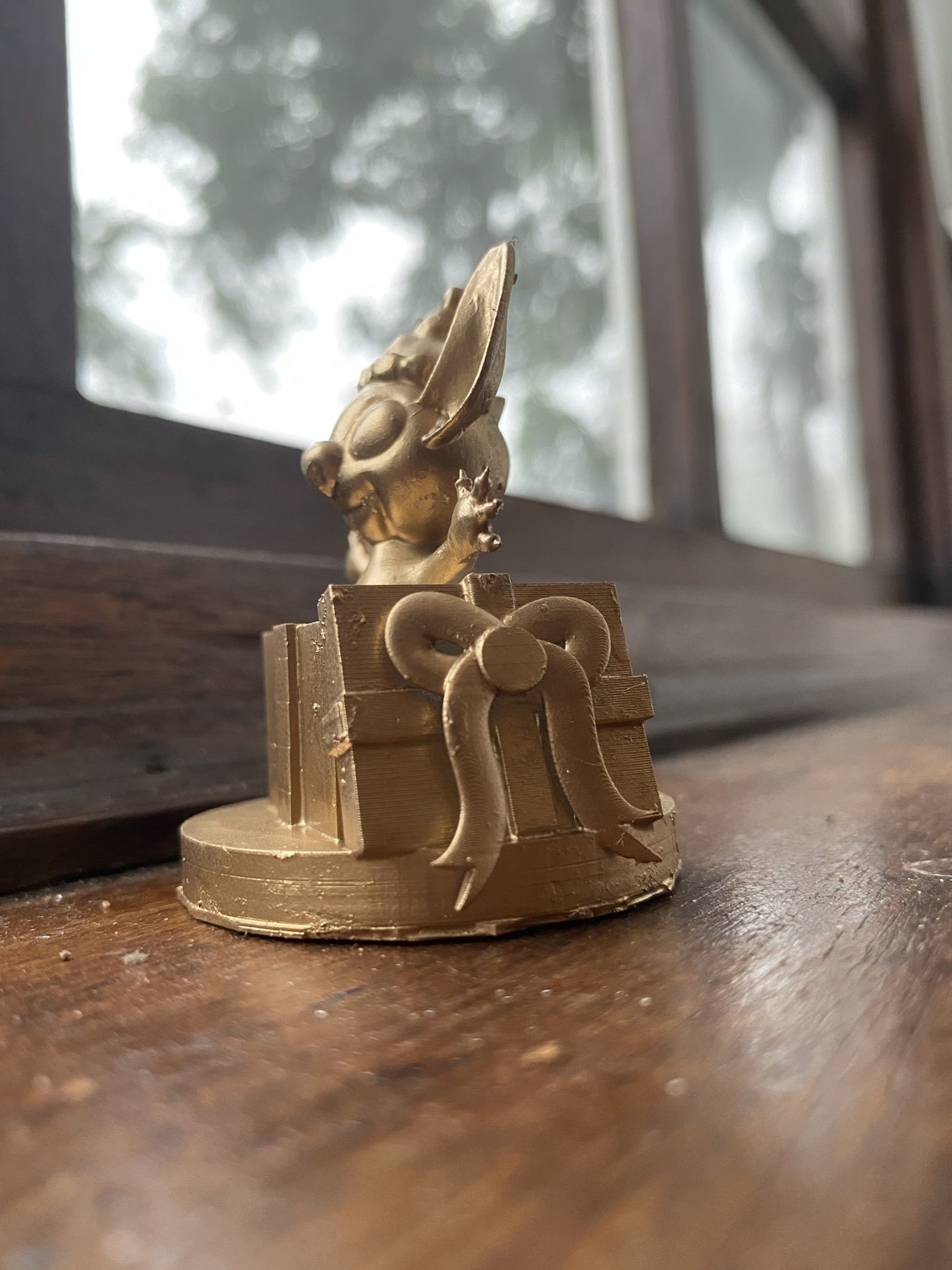 Stitch in a box Christmas Ornament Free 3D print model_1