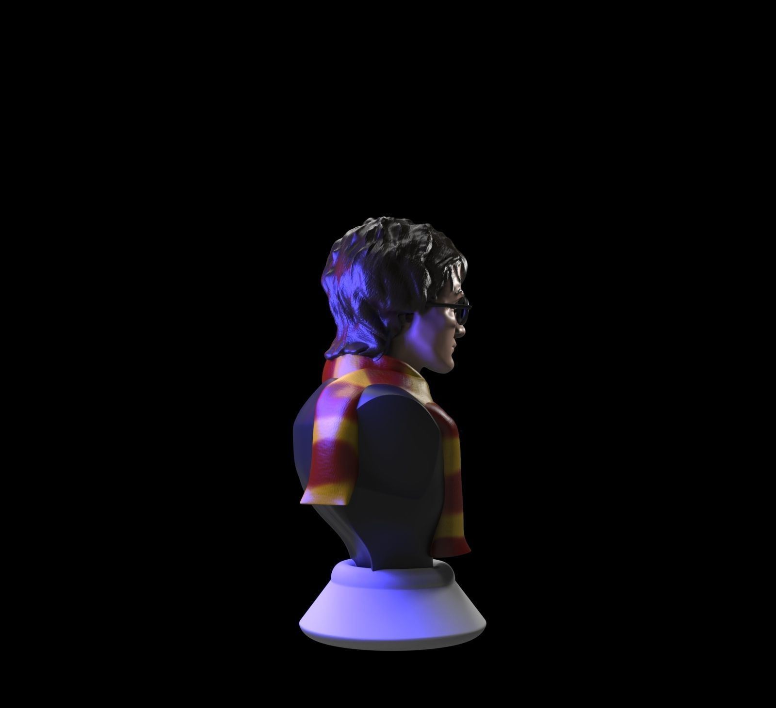 Harry Potter bust 3D print model_4