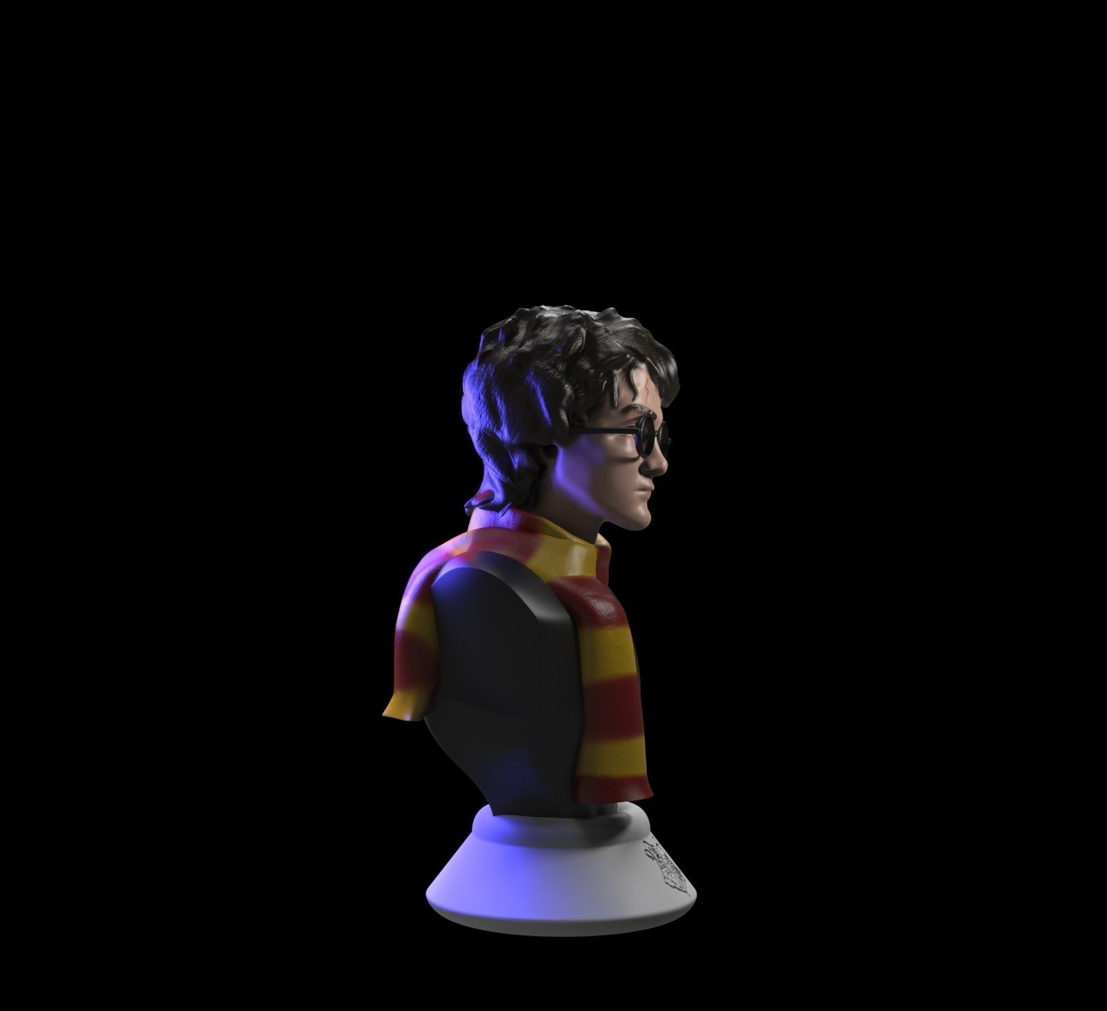 Harry Potter bust 3D print model_3