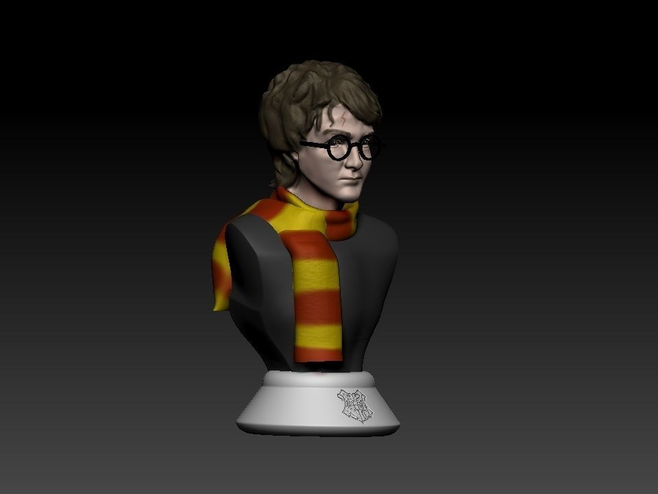 Harry Potter bust 3D print model_17