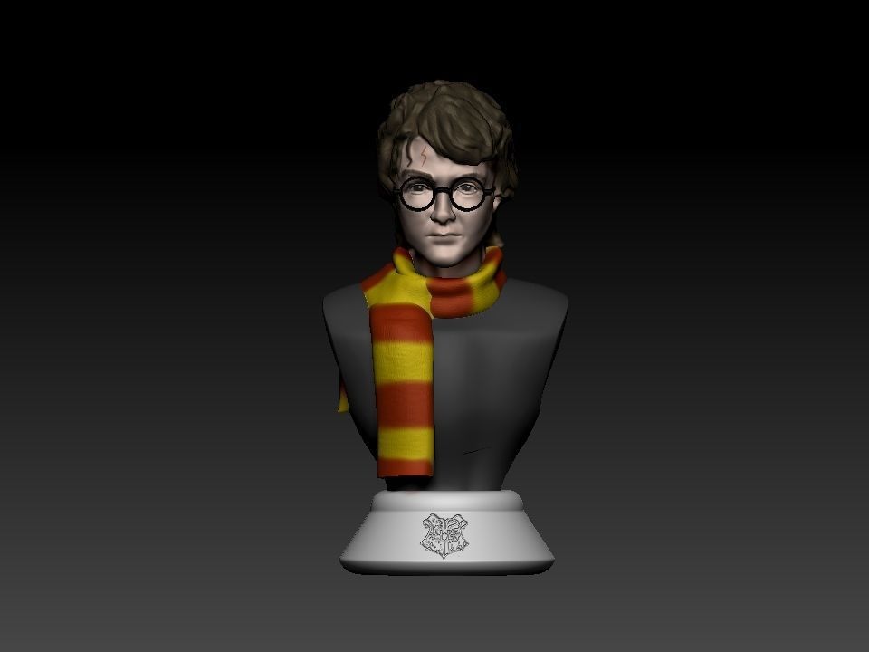 Harry Potter bust 3D print model_9
