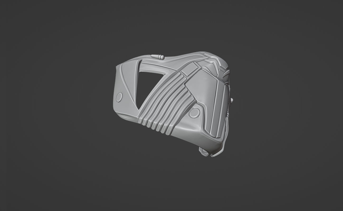 Smoke mask from MK1 -  Vapor Lock 3D print model_7