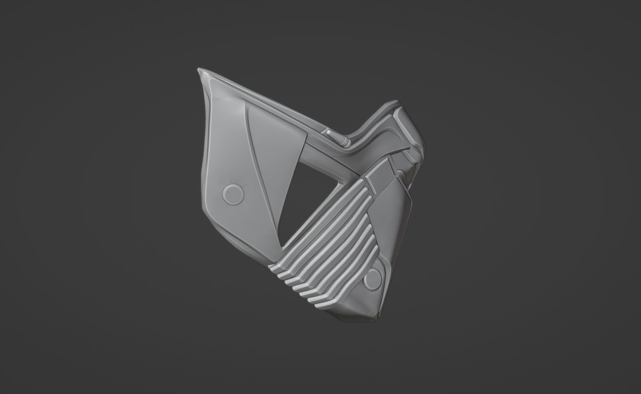 Smoke mask from MK1 -  Vapor Lock 3D print model_3