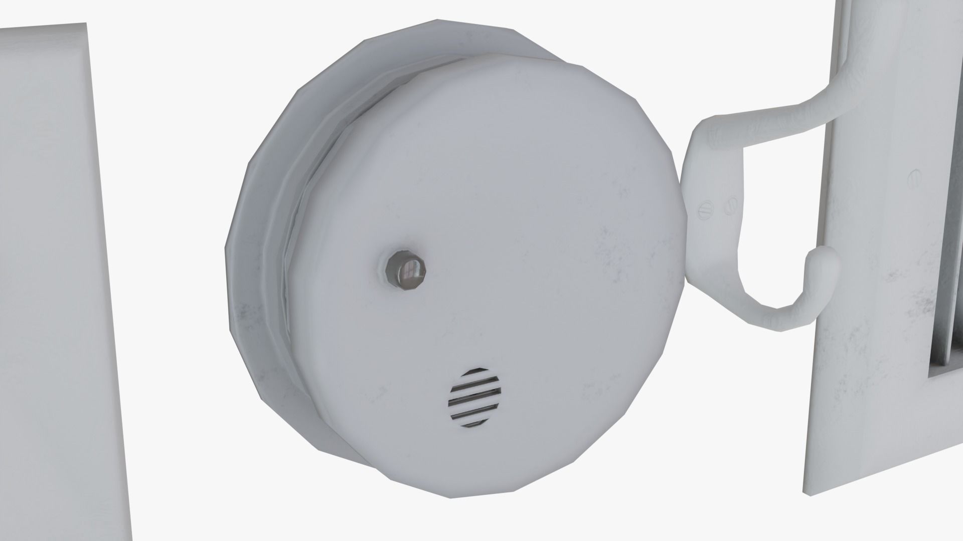 WALL PROPS 1 Light Switch Vent Toilet Paper Smoke Alarm Outlet Low-poly 3D model_15
