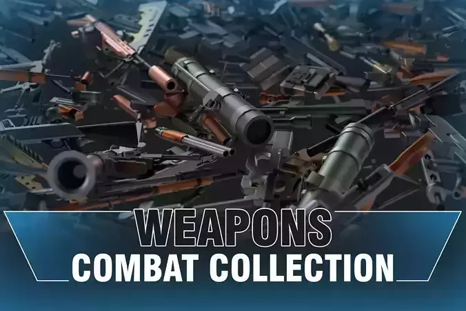 Weapons - Combat Collection - Game Ready