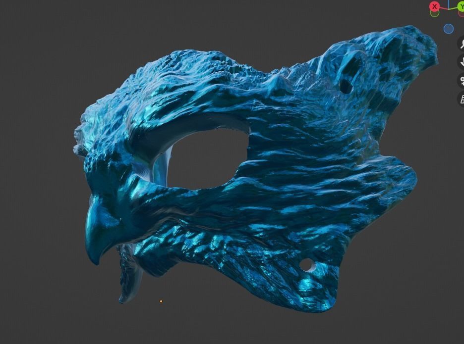 Owl Mask 3D print model_9