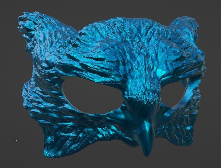 Owl Mask 3D print model_1
