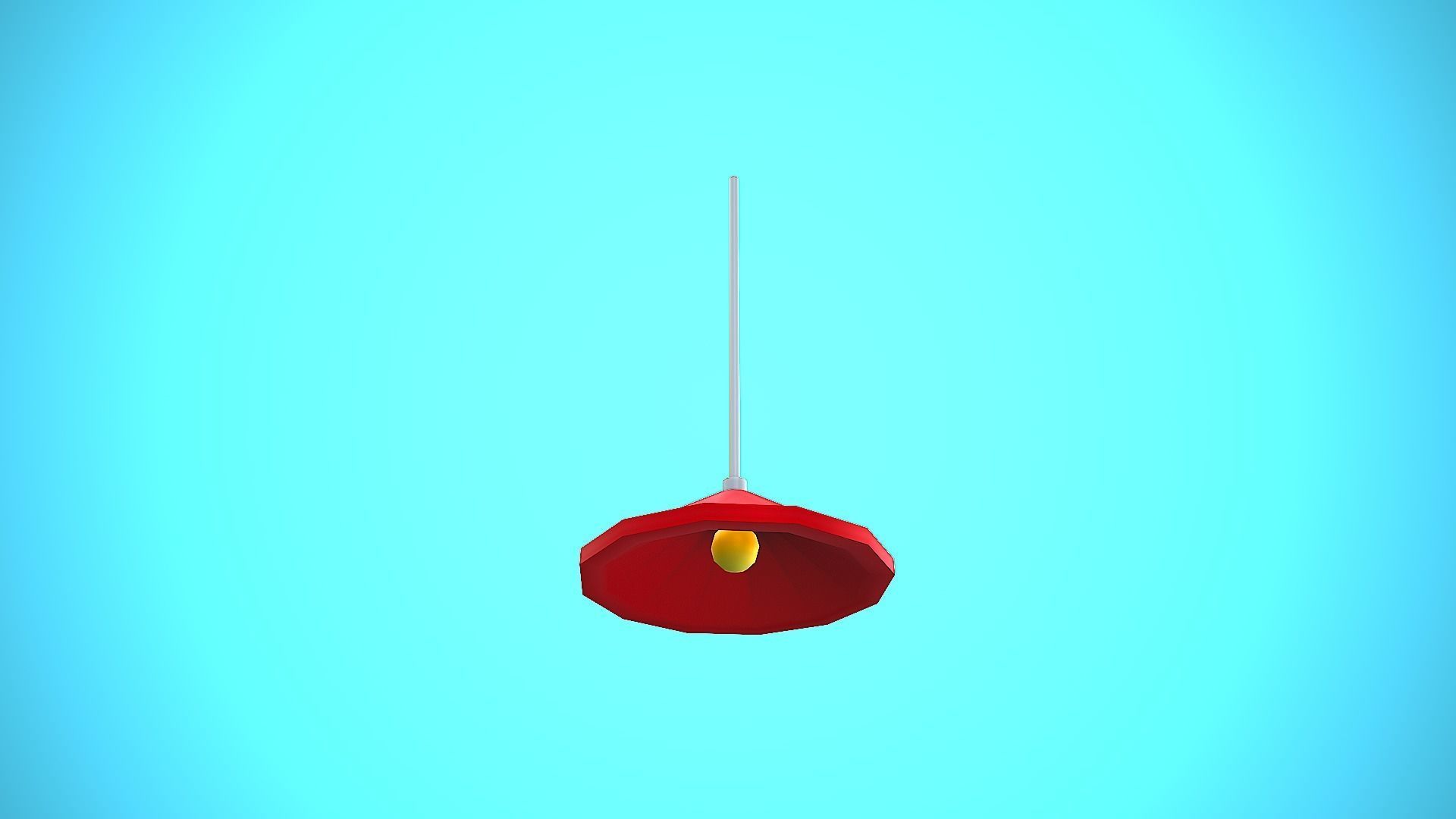 CEILING LAMP 01 CARTOON STYLIZED Low-poly 3D model_7