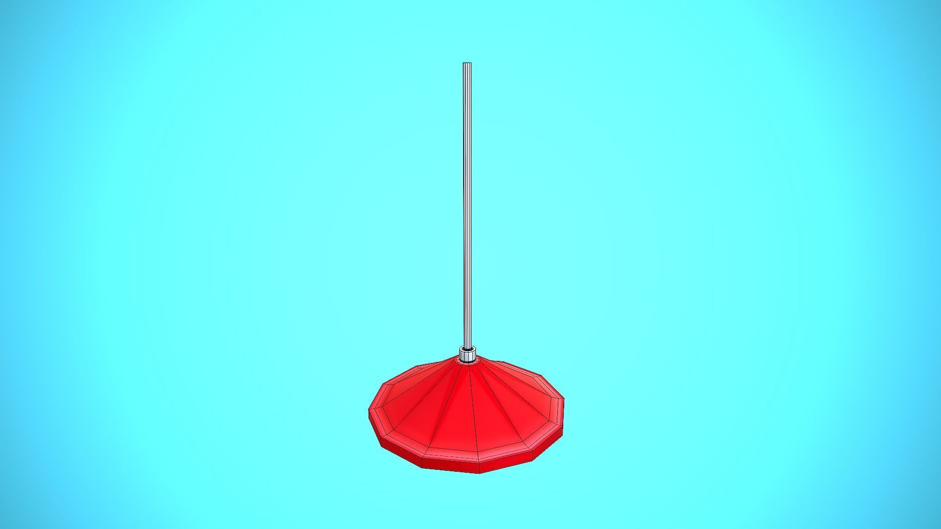 CEILING LAMP 01 CARTOON STYLIZED Low-poly 3D model_5