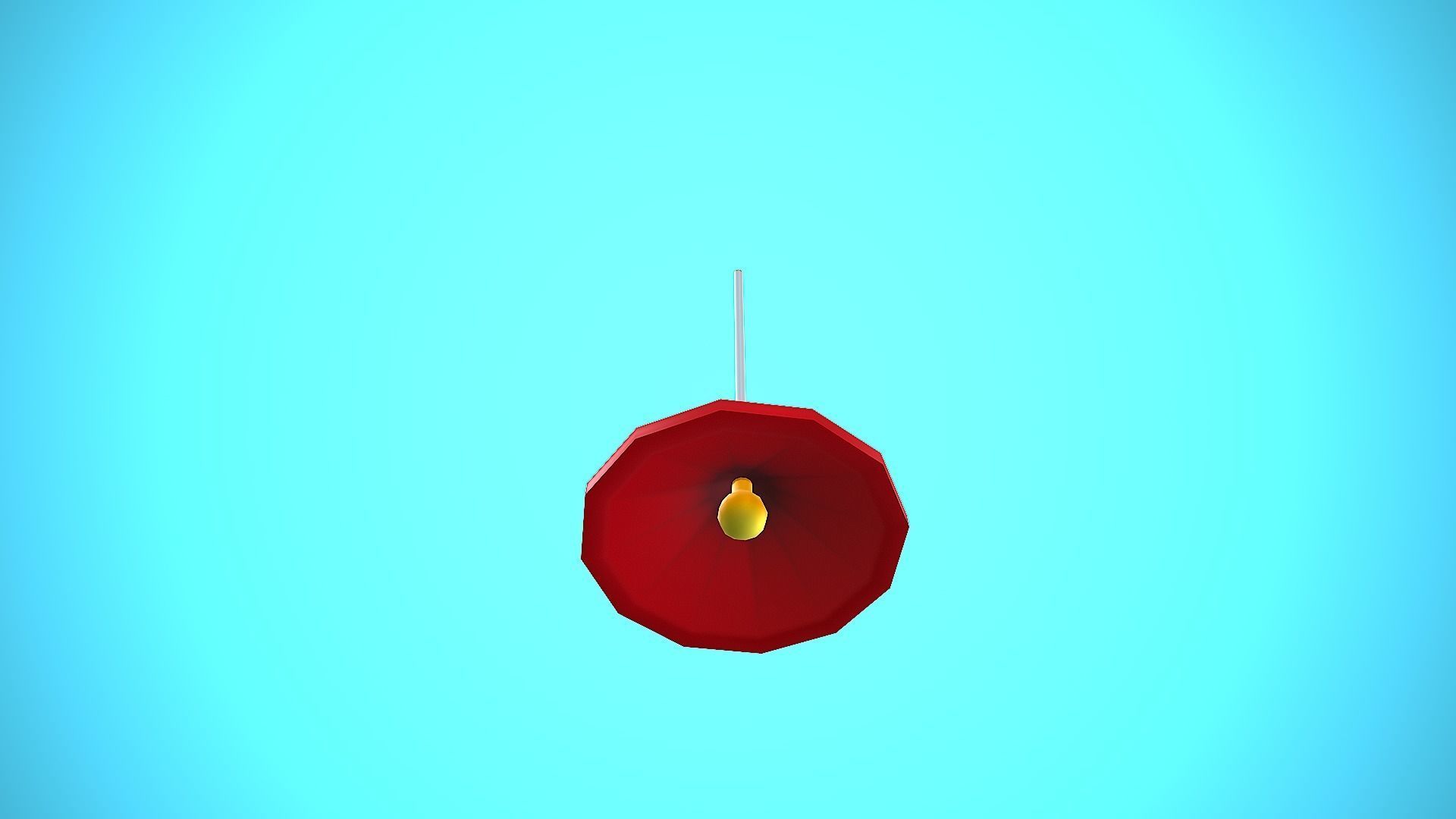 CEILING LAMP 01 CARTOON STYLIZED Low-poly 3D model_8