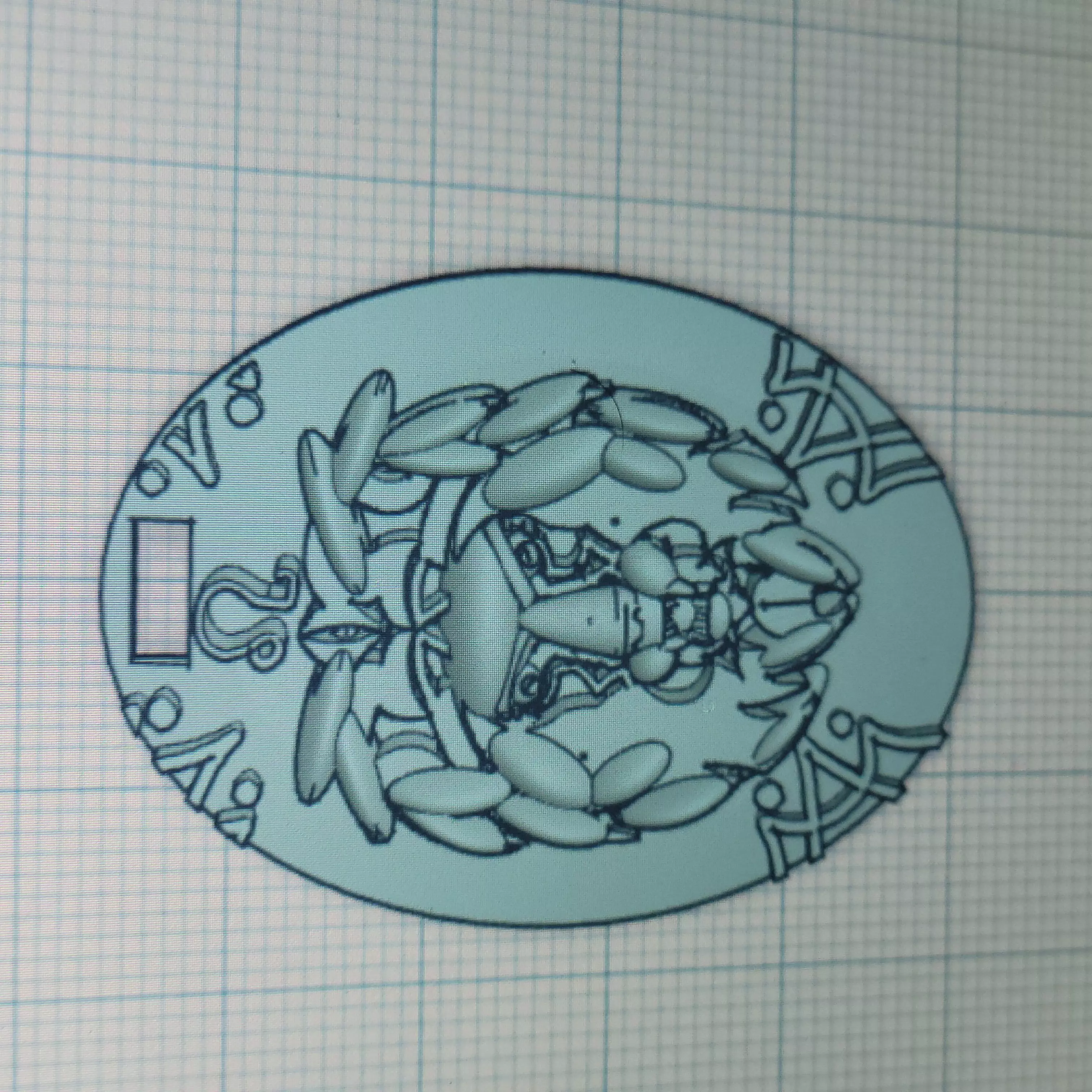 MEDALLION LEO 3D print model_0