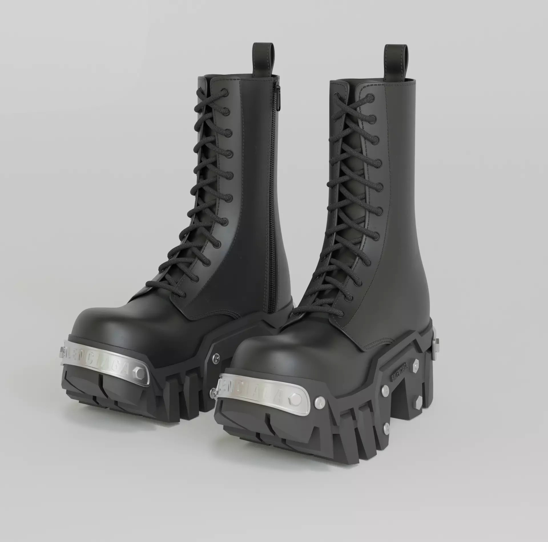 Balenciaga Bulldozer Boots 3D model | CGTrader