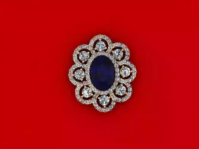 Gemstone Fashion Pendant P56