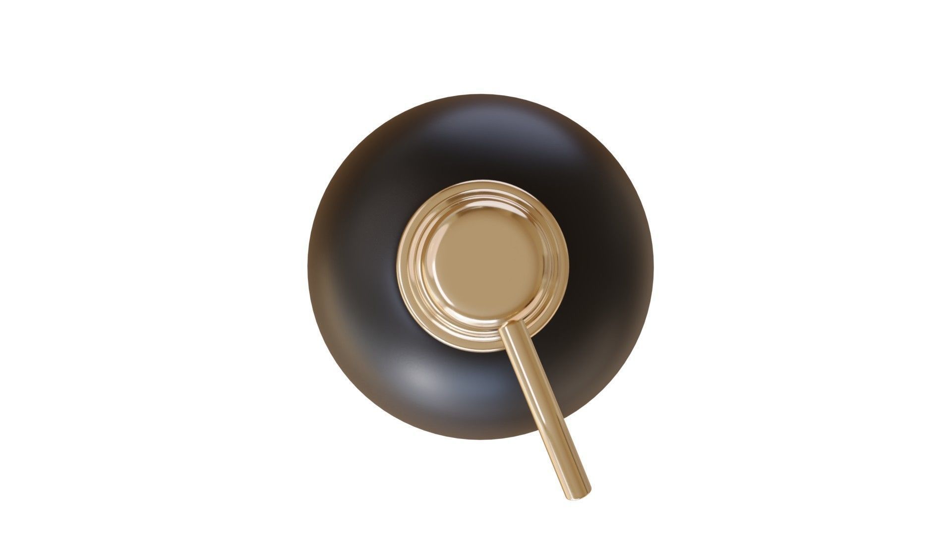 Black Pump Bottle 01 3D model_4