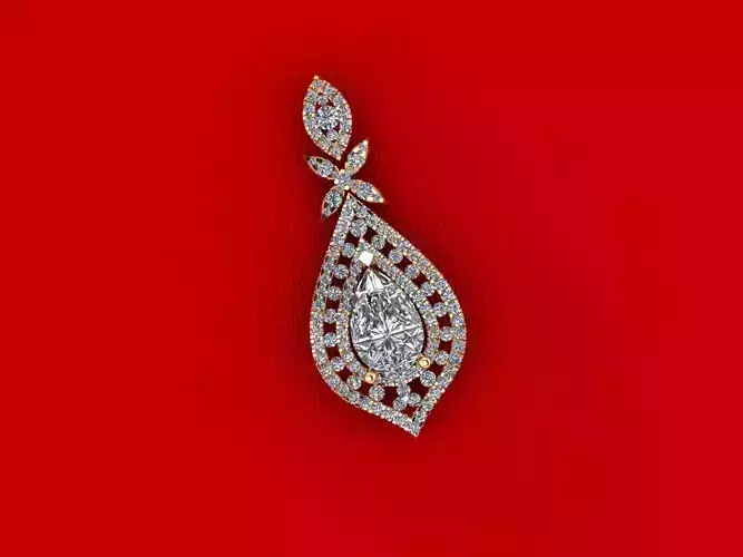 Fashion Women Diamond Pendant P42