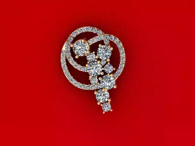 Diamond Fashion Pendant P41