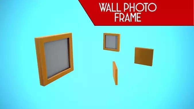 WALL PHOTO FRAME CARTOON STYLIZED