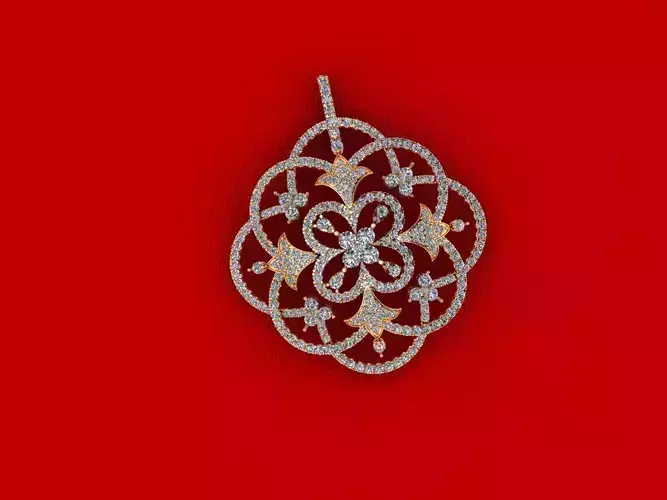 Fashion Diamond Pendant P17