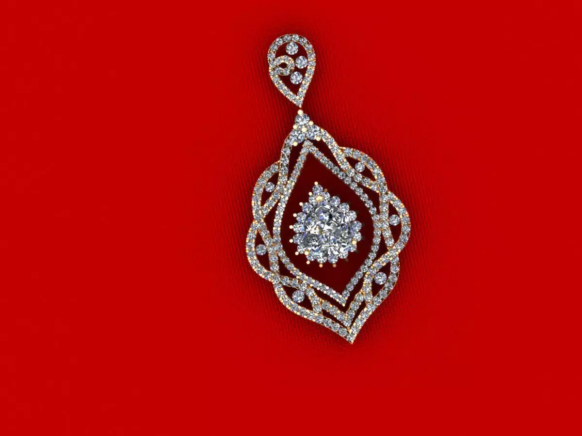 Women Fashion Pendant P26 3D print model