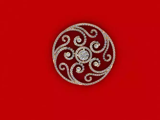 Fashion Diamond Pendant P27