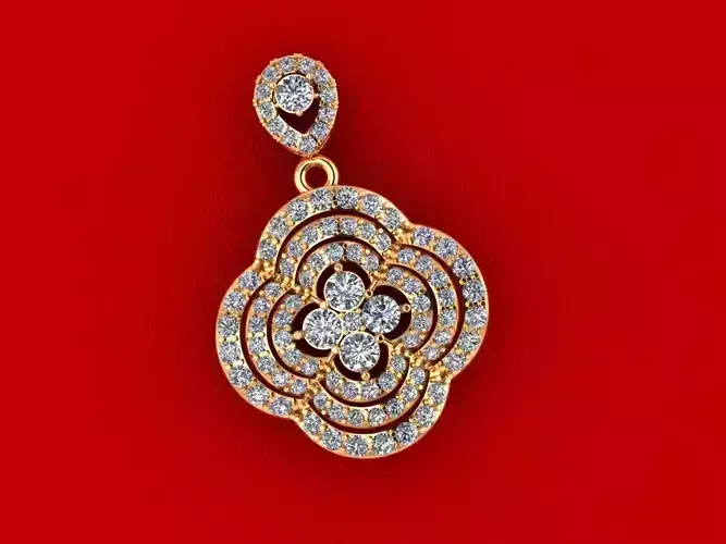 Fashion Diamond Pendant P36