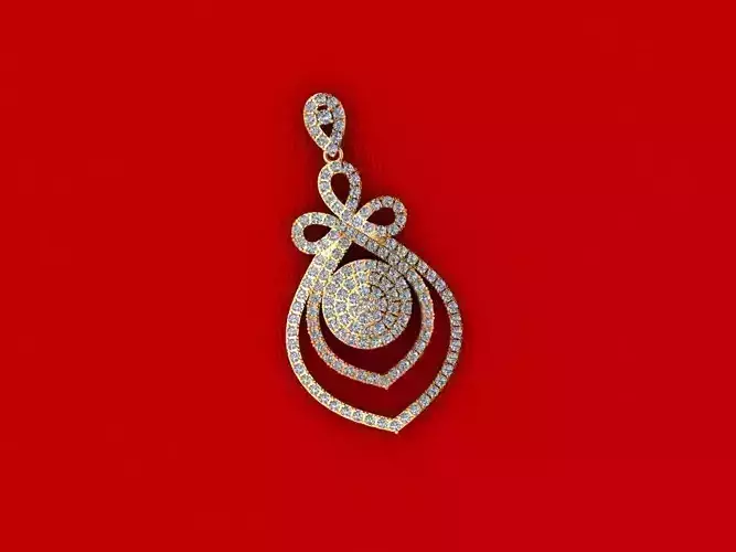 Fashion Diamond Pendant P37
