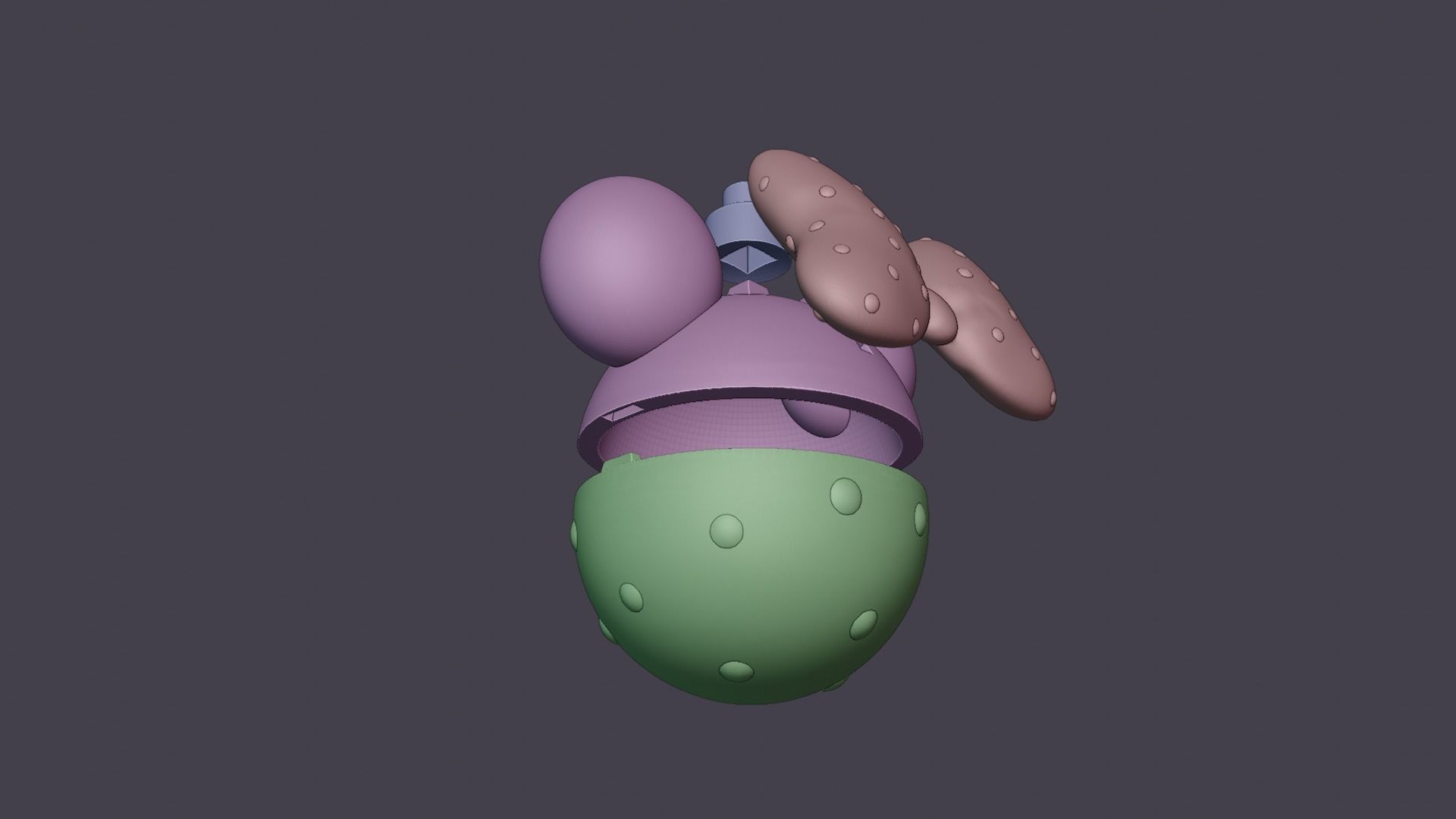 MINNIE MOUSE CHRISTMAS BALL 3D print model_3